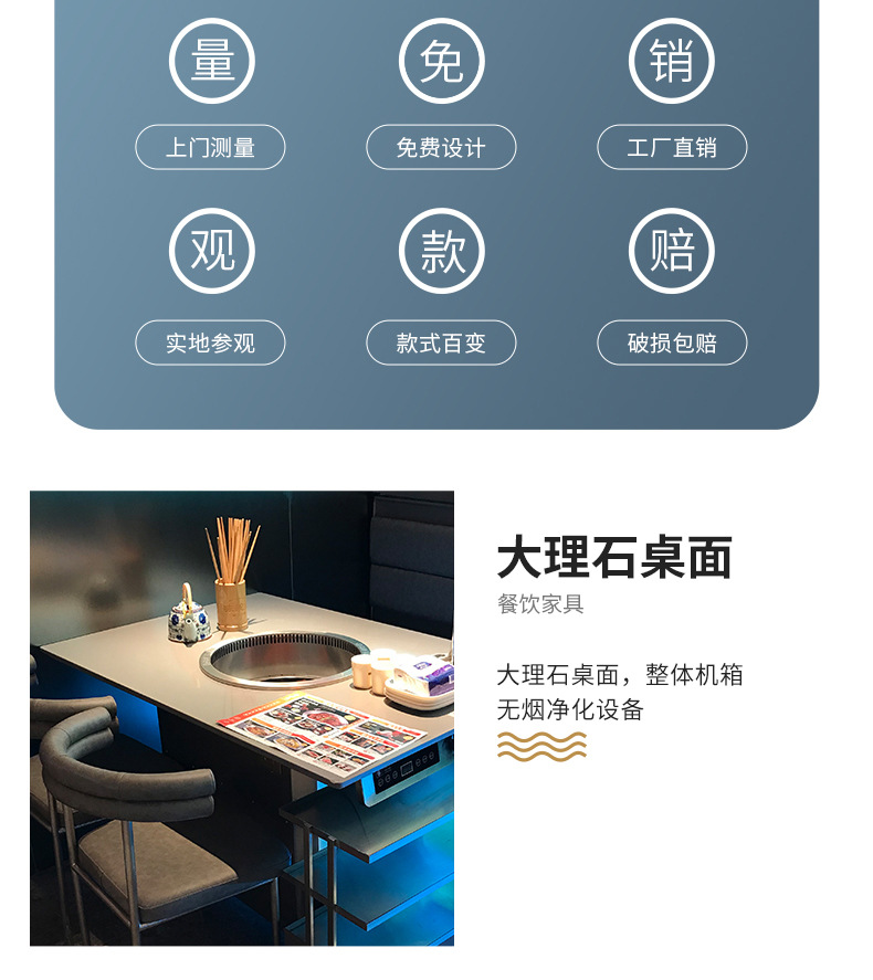 一体式火锅烧烤与无烟净化 新时代餐饮空间的整体解决方案